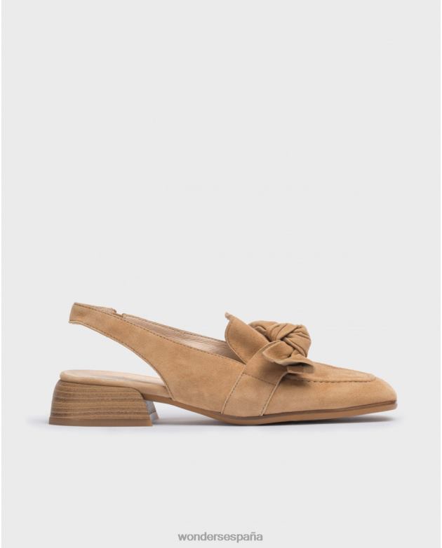 zapato marrón arena watts mujer Wonders 40486142 calzado