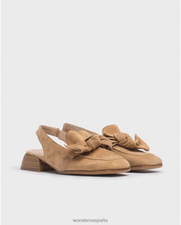 zapato marrón arena watts mujer Wonders 40486142 calzado