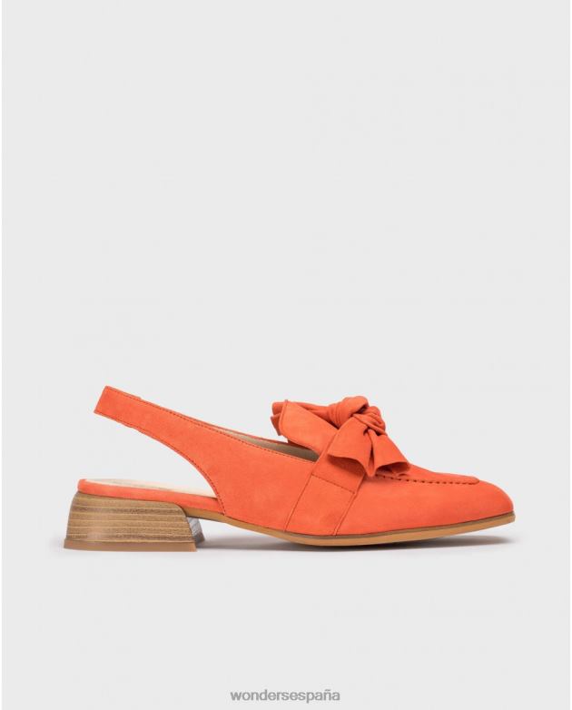 zapato naranja coral watts mujer Wonders 40486141 calzado